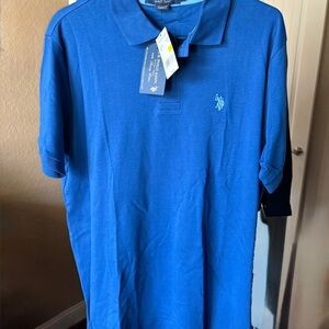 U.S. Polo Assn. Blue Polo Shirt Classic Style new with tags! VINTAGE 2000’s